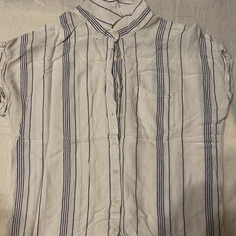 altar’d state striped button up shirt